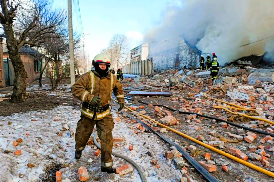 Gasterminal in Flammen! Russen unter Druck - War ein ukrainischer Drohnenangriff die Ursache?